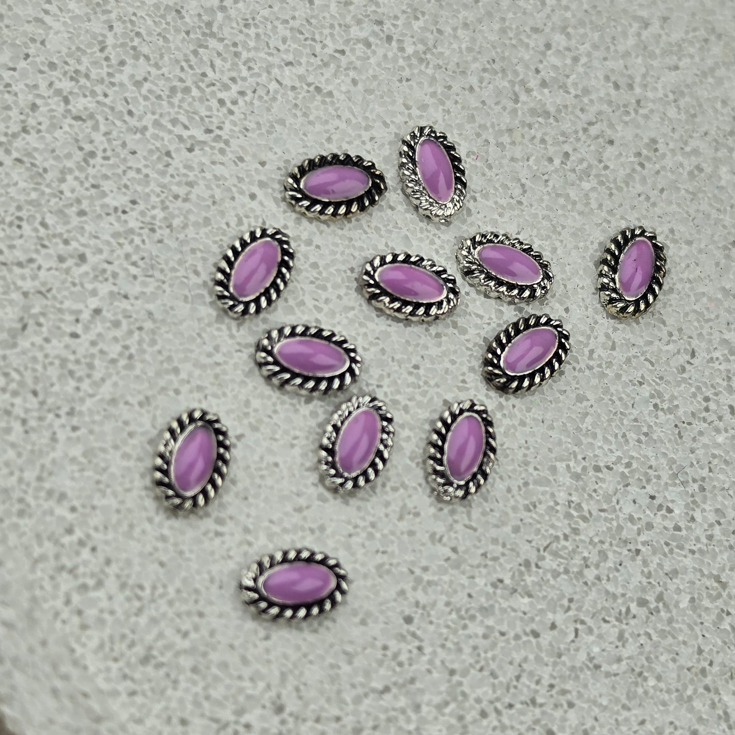 Mini oval purple