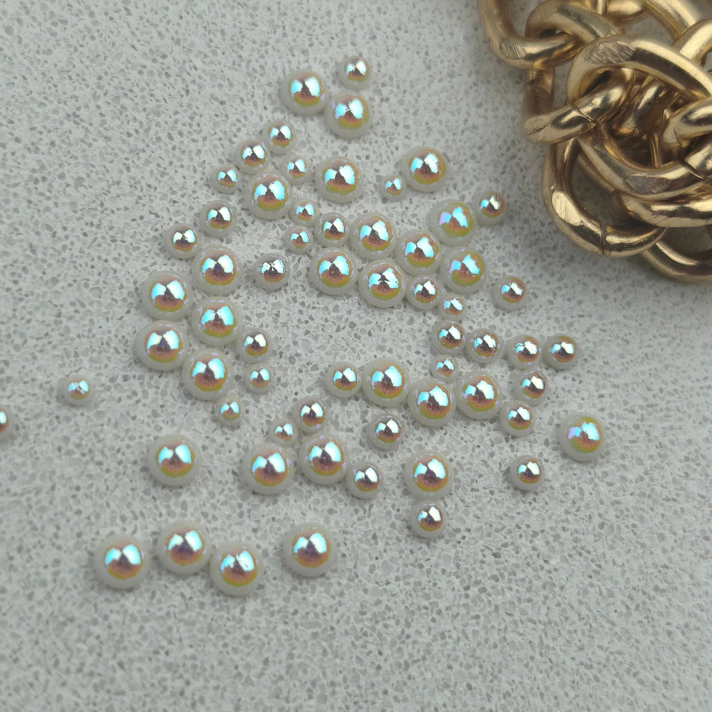 Perles white nacré