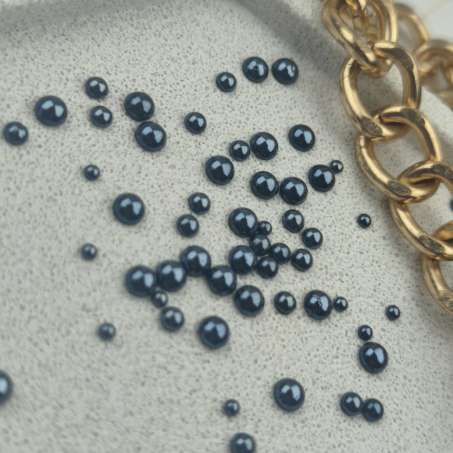 Perles black nacré