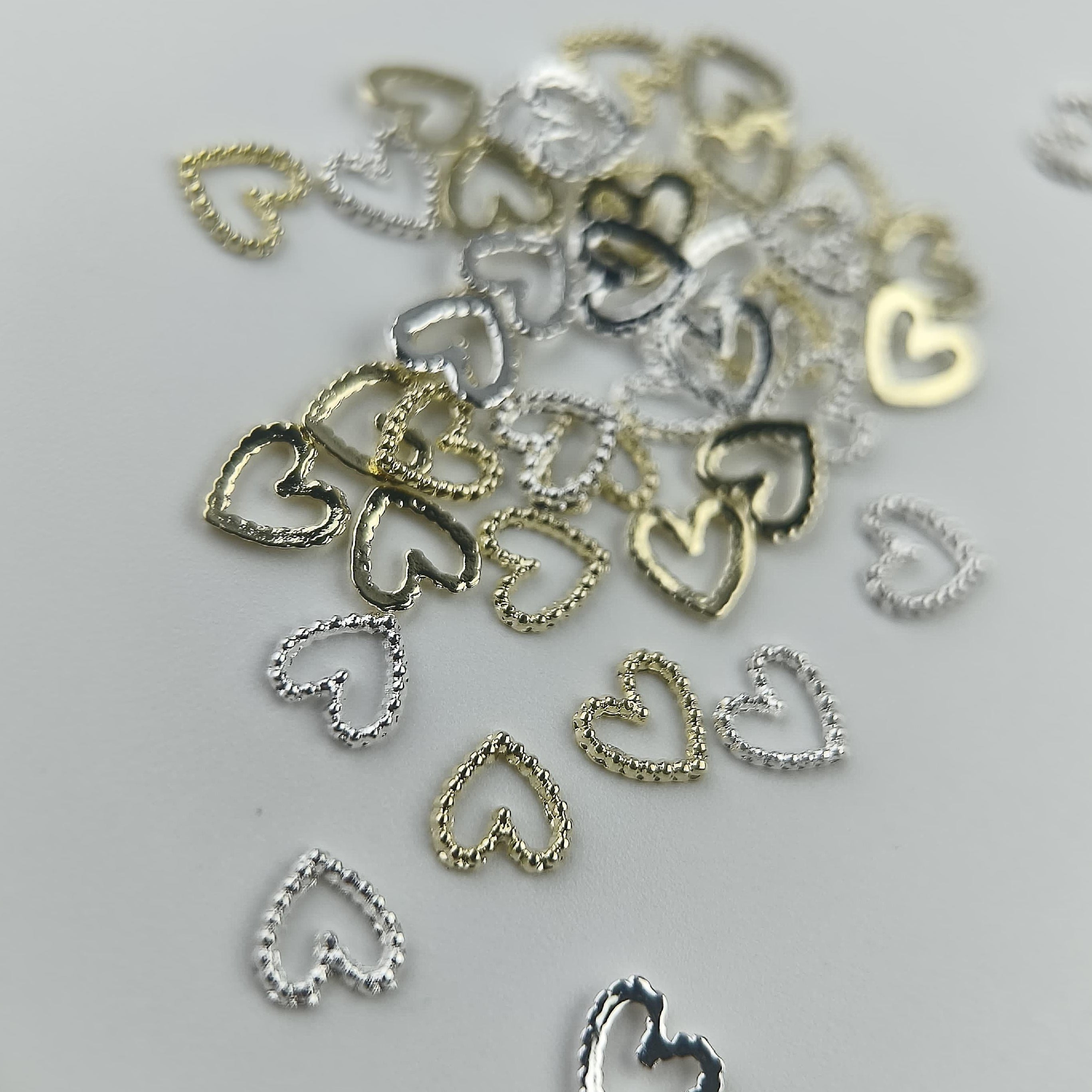 Coeur tressé or argent