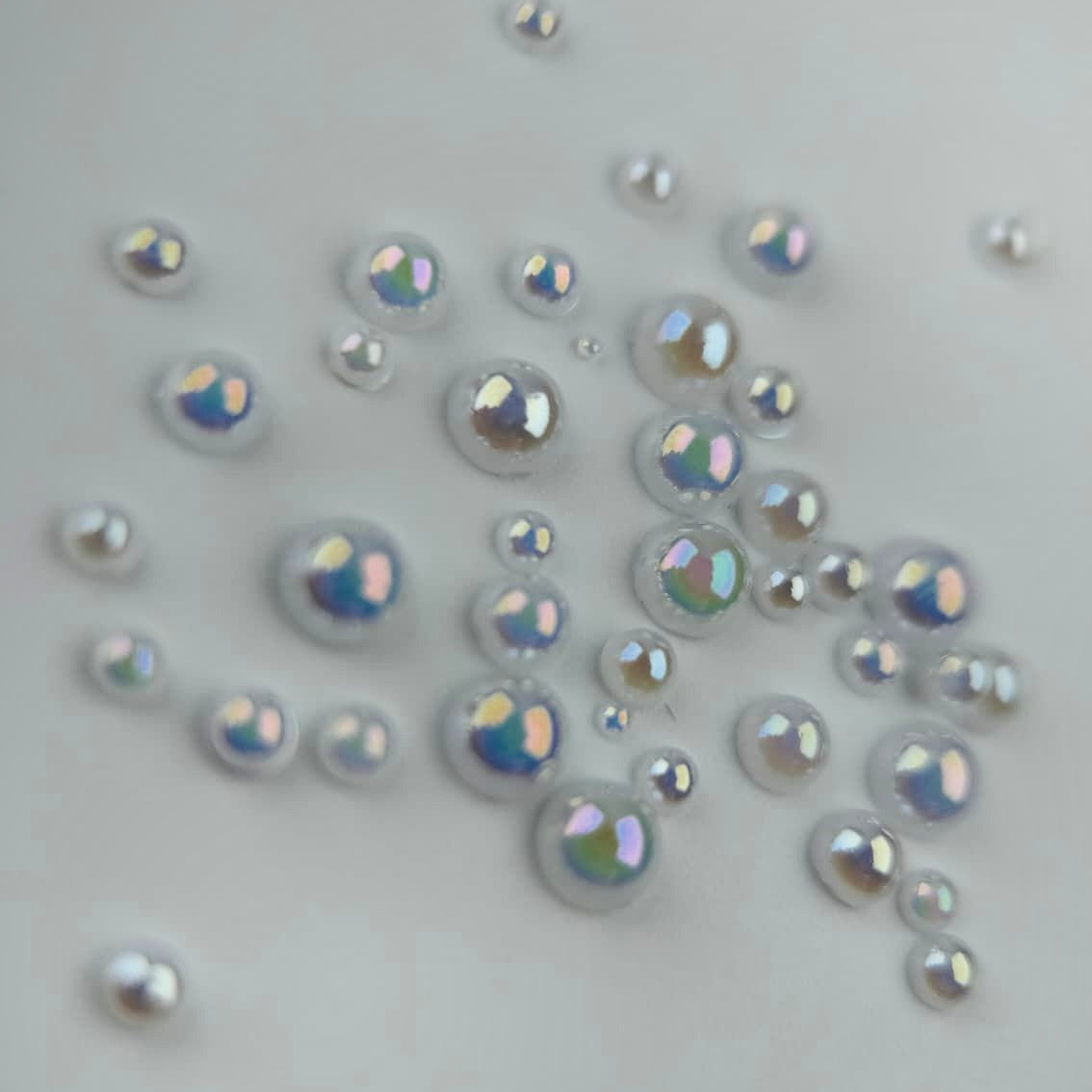 Perles blanc nacré